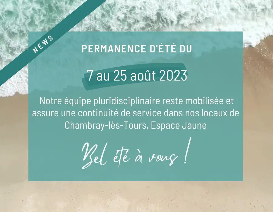 PERMANENCE D&rsquo;ÉTÉ DU 7 AU 25 AOÛT 2023