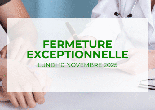 FERMETURE EXCEPTIONNELLE 10/11