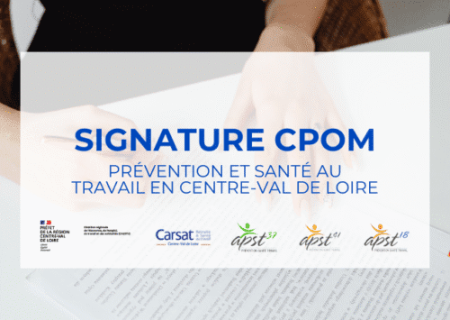 L’APST37 S’ENGAGE POUR LA PRÉVENTION ET LA SANTÉ AU TRAVAIL